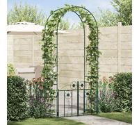 vidaXL Arco da Giardino Tinta Unita Verde 102 x 50 x 218 cm, Giardino e terrazza, vasi rettangolari per Ambienti Moderni, Materiali Resistenti per Tutte Le Condizioni atmosferiche, Facile manutenzion