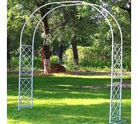Arco decorativo da giardino per esterni, traliccio in ferro battuto per piante rampicanti, supporta viti e rose, 200 cm, elegante decorazione da giardino per gli appassionati di piante