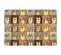 Arco Design 50x70 cm, Tappetino per mouse da gioco XXL, resistente all'abrasione, resistente all'acqua, sottomano (Pexeso Beige)