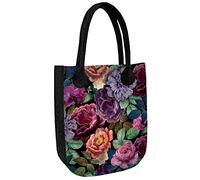 Arco Design Bertoni Borsa shopper da donna in feltro, elegante e moderna borsa in feltro con chiusura lampo City Bag XL borsa a mano università scuola lavoro o tempo libero antracite, Enigma