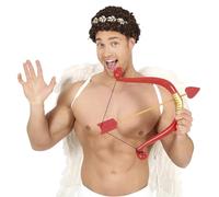 Arco di Cupido in plastica 58 cm con freccia