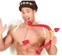Arco di Cupido in plastica 58 cm con freccia