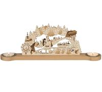 Arco Di Luce Biancaneve DEFA Casa Dei Nani Coppia Reale Fiaba 32x12x7 Cm