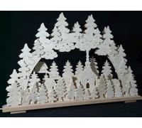 Arco Di Luce Chiesa E Case Seiffener 70x44cm NUOVO