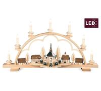 Arco di luci Il paese di Seiffen, 64 cm di lunghezza, naturale,.. MU 12636 nuovo