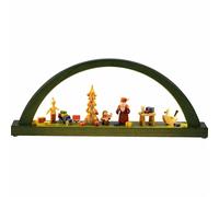 Arco di luci LED scambio di regali natalizi arco, 40 cm di lunghezza, natural...