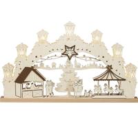 Arco di Luci Mercatino di Natale, 7flammig Bxhxt 52x30, 5x4, 5cm Nuovo Arcata