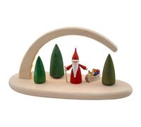 Arco Di Luci Naturale LED Illuminato Babbo Natale HxLxB 13x24x10cm NUOVO