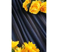 Arco di nozze Drappo 29quot; Largo 6,5 iarde tessuto chiffon drappeggio tenda drappeggio cerimonia ricevimento-1 pannello blu navy, 6,5 iarde