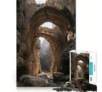 Arco di pietra nel canyon - Puzzle da 1000 pezzi per ragazzi - Giocattolo intelligente per la casa - Taglio preciso - Regalo premuroso 38x26cm