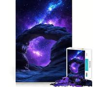 Arco di pietra sotto un cielo stellato - Puzzle da 1000 pezzi per ragazzi - Gioco di logica e svago - Bordo fine - Regalo speciale 50x75cm