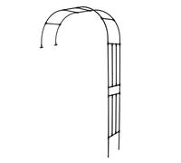 Arco di Rose A Mezza Arcata, Piante Rampicanti Archetto da Giardino Gazebo in Metallo, Resistente alle Intemperie Arco A Mezza Parete Laterale Pergola A Traliccio(240x240cm/7.9x7.8ft)