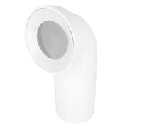 Arco di scarico per WC 90° DN 110 mm bianco - Tubo con guarnizione in polipropilene - 300 mm di lunghezza - Connettore WC arco di scarico