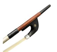 Arco di violino 1 Pz Professione Palissandro Brasiliano 3/4 Contrabbasso Verticale Arco Per Violino Tumulo D'argento Crine Di Cavallo(White)