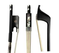 Arco di violino 3/4 Fibra Di Carbonio Fibra Di Alta Qualità A Doppio Branzino Capelli Bianchi In Stile Francese