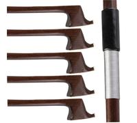 Arco di violino 5 Pezzi Di Legno Brasiliano Bastone Rotondo Incompiuto 4/4 Arco Violino Vuoto Materia Prima Avvolto Leggero E Resistente