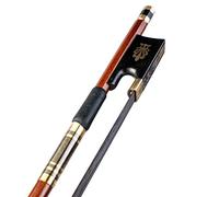 Arco di violino 5pcs/1set 4/4 Violino A Filo Rotondo A Cavallo Nero Peli Ebano Rana Resistente