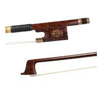 Arco di violino Arco Dritto In Legno Di Serpente A 4/4 Bastoncini Per Violino Acustico/elettrico Crine Cavallo Naturale Prestazioni Professionali(E 152)