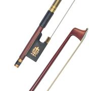 arco di violino Bastone Rotondo Ad Arco Intero Per Violino 4/4 Con Arco In Ebano Con Intarsio A Motivi Buon Equilibrio Buon Effetto Di Vibrazione Di Livello Professionale