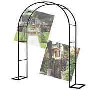 Arco for matrimoni con ampia struttura in acciaio for piante rampicanti da giardino, eleganti decorazioni for matrimoni, piante for feste nuziali, arco a traliccio con archi di rose(W200xH220cm/79x87i