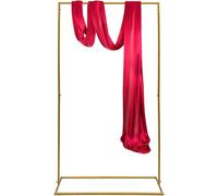 Arco for matrimonio, struttura in metallo for arco di palloncini con base, decorazione da giardino for compleanni e feste, capacità di carico 10 kg, 2x1 m
