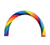 Arco gonfiabile con soffiatore per eventi all'aperto, arco arcobaleno per feste di compleanno e decorazione da giardino, perfetto per pubblicità e celebrazioni