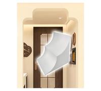 Arco in Gesso Pre-curvo Kit arco porta fai da te semicircolare, supporto per trave in gesso per arco porta interna, (2 pezzi), spessore 20-25 cm, precurvato(30x30cm(11.8x11.8"),20cm(7.9"))