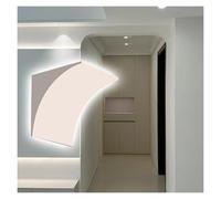 Arco in Gesso Pre-curvo Kit di archi semicircolari in schiuma prefabbricati (2 pezzi), leggeri e facili da installare, rifinitura fai da te per porta(26.5x26.5x26.5cm/10.4x10.4x10.4")