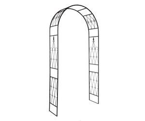 Arco in metallo rosa Haworth H240 cm grigio granito Grigio - pietra