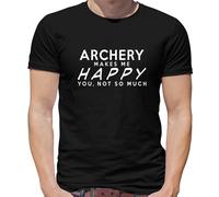 Arco Makes Me Happy, Voi Non So Much - T-Shirt - Arciere Ventola Love