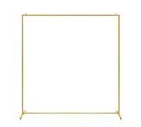 Arco nuziale Arco for matrimonio in oro, supporto for fondale quadrato in metallo, for arco for palloncini, for cerimonia, festa di compleanno, addio al nubilato, decorazione