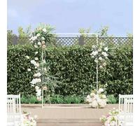Arco Nuziale Bianco 150 x 49,5 x 200 cm Acciaio