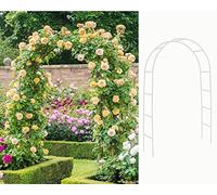 Arco nuziale con rose, supporto per pergola in metallo, supporto per piante rampicanti, grandi archi da giardino per matrimoni, decorazione esterna per eventi