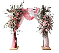 Arco Nuziale, Decorazioni per Feste/Battesimi, Adatto a Vari Tipi di Decorazioni, Robusto e Resistente, Supporto in Legno