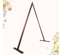 Arco nuziale in legno for cerimonie, supporto triangolare for foto da utilizzare come sfondo for feste al chiuso, proposte di matrimonio in giardino, compleanni, sulla spiaggia