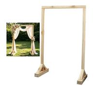 Arco nuziale in legno per cerimonia, supporto rustico per giardino, spiaggia, addio al nubilato e decorazione per feste