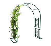 Arco nuziale in metallo per esterni, robusto traliccio da giardino per piante rampicanti, ideale per decorazione di cerimonie ed eventi