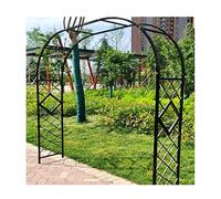 Arco Obelisco da Giardino, Traliccio Cerimonia Matrimonio, Arco per Rose per Decorazione Esterno, Struttura in Metallo Verde, 260x230 cm - Ideale per Piante Rampicanti ed Eleganza Giardino