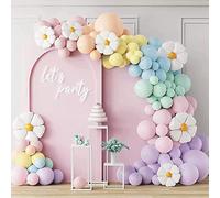 Arco Palloncini Pastello, Ghirlanda di Palloncini Arcobaleno, Palloncini Macaron Pastello per Ragazza di Compleanno, Baby Shower Decorazioni, Matrimonio, Gender Reveal Party