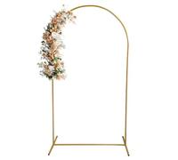 Arco palloncini struttura Supporto for arco for matrimonio dorato da 4/5/6/6,6/7,2 piedi, for palloncini for decorazioni for feste, supporto for fondale(6FT 80x180cm)