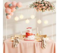 Arco Palloncini Struttura Tavolo Compleanno Decorazioni Estensibile Morsetti