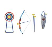 Arco per Bambini 84 cm con Bersaglio a Piedistallo e 3 Frecce a Ventosa