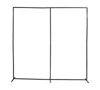 Arco per matrimoni, 2,3 m x 2,3 m, kit per arco di palloncini quadrati, colore nero, per matrimoni, feste