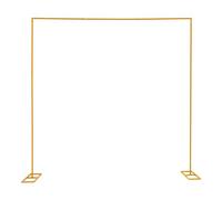 Arco per matrimonio, 3 x 3 m, cornice per palloncini in metallo, set di supporto per arco di palloncini, decorazione quadrata per fiori, per feste, addio al nubilato, compleanno