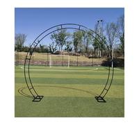 Arco per matrimonio in metallo resistente, antiruggine, pergolato da giardino per decorazione per feste nuziali, arco decorativo da giardino, 2,4 x 2,8 m