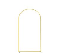 Arco per Matrimonio Supporto for fondale ad arco for matrimonio, supporto for con palloncini, in metallo for festa di compleanno, decorazione for cerimonia, cornice for porta in oro(6ft(180cm))