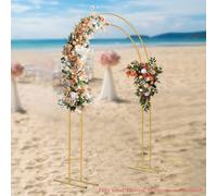 Arco per matrimonio, supporto per fiori a palloncino in metallo con sfondo ad arco per parte DescrizioneVorresti organizzare un evento romantico? Questa mensola ad arco tondo è molto adatta a te. È re