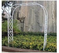 Arco per pergolato da giardino per piante di Clim, arco da giardino resistente, design a griglia indipendente, forte, arco di supporto per piante Clim, per prato, patio, decorazione per matrimoni