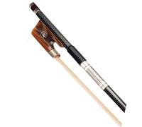 Arco Per Pratica Del Violino Accessori per parti di viola per arco da viola in fibra di carbonio da 16 "o 15" con rana di bue in crine di cavallo