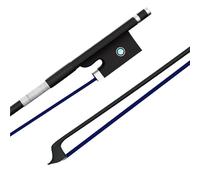Arco Per Pratica Del Violino Archetto per violino in fibra di carbonio misura intera coda di cavallo colorata 4/4 3/4 1/2 1/4 1/8(Blue,3/4)